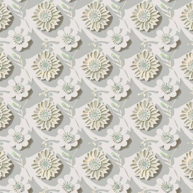 Desen sanat tasarımı. Yapraklı çiçek deseni. Çiçek buketleri. Çiçek kompozisyonları. Çiçek deseni