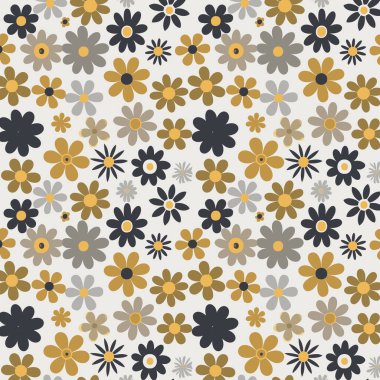 Yapraklı çiçek deseni. Çiçek buketleri çiçek kompozisyonları. Çiçek deseni