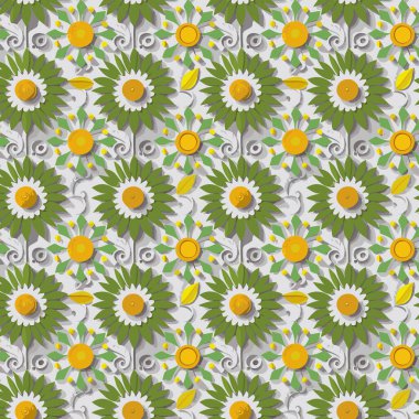 Yapraklı çiçek deseni. Çiçek buketleri çiçek kompozisyonları. Çiçek deseni