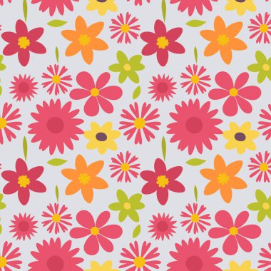 Desen sanat tasarımı. Yapraklı çiçek deseni. Çiçek buketleri. Çiçek kompozisyonları. Çiçek deseni