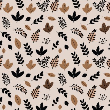 Desen sanat tasarımı. Yapraklı çiçek deseni. Çiçek buketleri. Çiçek kompozisyonları. Çiçek deseni