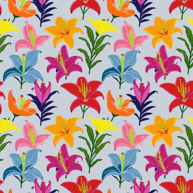 Yapraklı çiçek deseni. Çiçek buketleri çiçek kompozisyonları. Çiçek deseni