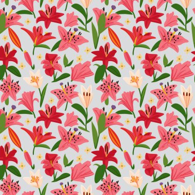 Yapraklı çiçek deseni. Çiçek buketleri çiçek kompozisyonları. Çiçek deseni