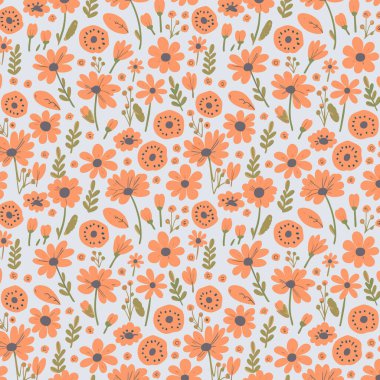 Desen sanat tasarımı. Yapraklı çiçek deseni. Çiçek buketleri. Çiçek kompozisyonları. Çiçek deseni