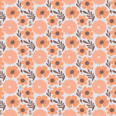 Desen sanat tasarımı. Yapraklı çiçek deseni. Çiçek buketleri. Çiçek kompozisyonları. Çiçek deseni