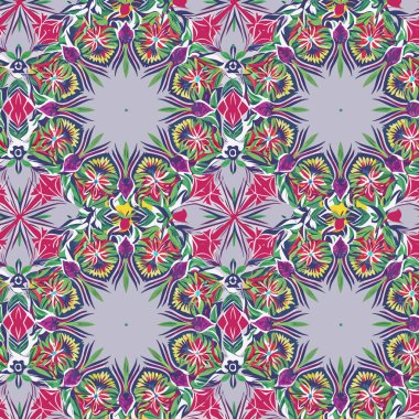 Desen sanat tasarımı. Yapraklı çiçek deseni. Çiçek buketleri. Çiçek kompozisyonları. Çiçek deseni