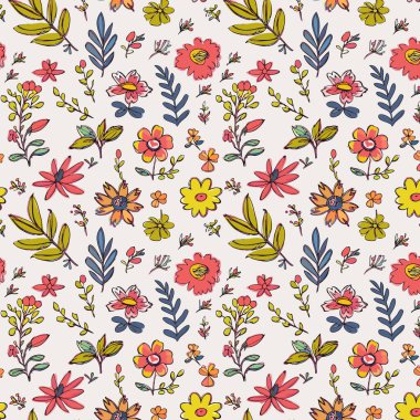 Desen sanat tasarımı. Yapraklı çiçek deseni. Çiçek buketleri. Çiçek kompozisyonları. Çiçek deseni