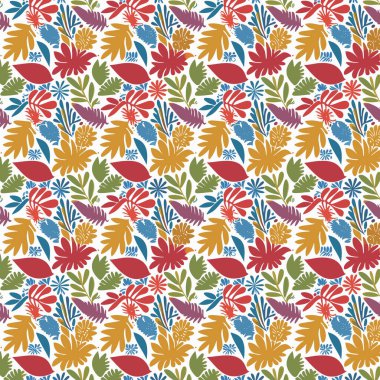 Desen sanat tasarımı. Yapraklı çiçek deseni. Çiçek buketleri. Çiçek kompozisyonları. Çiçek deseni