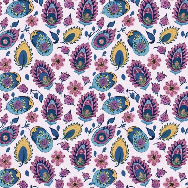 Desen sanat tasarımı. Yapraklı çiçek deseni. Çiçek buketleri. Çiçek kompozisyonları. Çiçek deseni