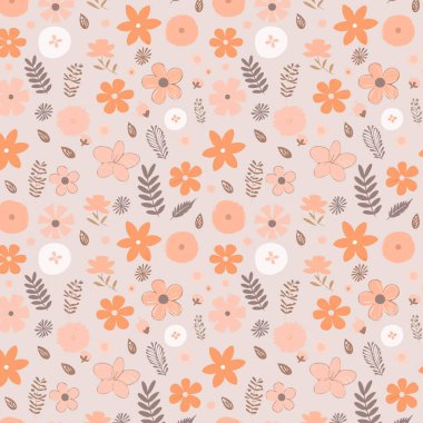 Yapraklı çiçek deseni. Çiçek buketleri çiçek kompozisyonları. Çiçek deseni