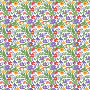 Desen sanat tasarımı. Yapraklı çiçek deseni. Çiçek buketleri. Çiçek kompozisyonları. Çiçek deseni