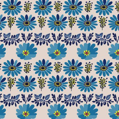 Yapraklı çiçek deseni. Çiçek buketleri çiçek kompozisyonları. Çiçek deseni