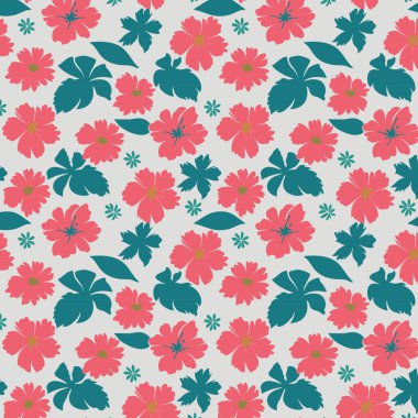 Yapraklı çiçek deseni. Çiçek buketleri çiçek kompozisyonları. Çiçek deseni