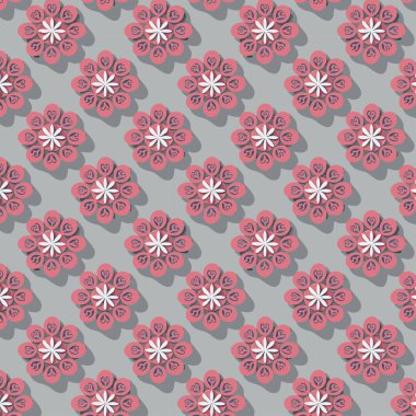 Yapraklı çiçek deseni. Çiçek buketleri çiçek kompozisyonları. Çiçek deseni