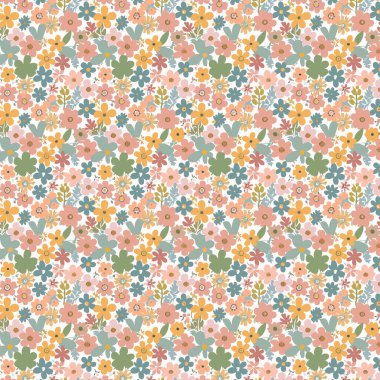 Yapraklı çiçek deseni. Çiçek buketleri çiçek kompozisyonları. Çiçek deseni