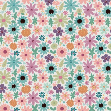 Yapraklı çiçek deseni. Çiçek buketleri çiçek kompozisyonları. Çiçek deseni