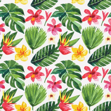 Yapraklı çiçek deseni. Çiçek buketleri çiçek kompozisyonları. Çiçek deseni