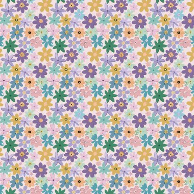 Yapraklı çiçek deseni. Çiçek buketleri çiçek kompozisyonları. Çiçek deseni