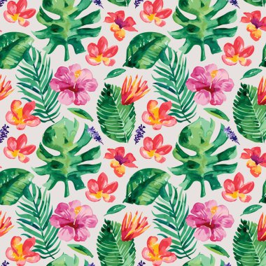 Yapraklı çiçek deseni. Çiçek buketleri çiçek kompozisyonları. Çiçek deseni