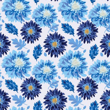 Yapraklı çiçek deseni. Çiçek buketleri çiçek kompozisyonları. Çiçek deseni