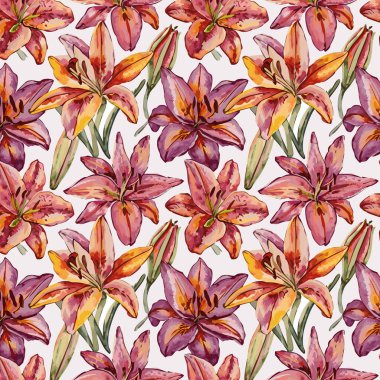 Yapraklı çiçek deseni. Çiçek buketleri çiçek kompozisyonları. Çiçek deseni