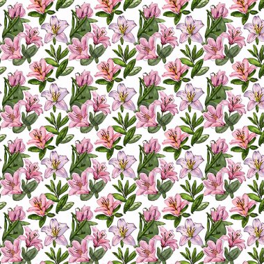 Yapraklı çiçek deseni. Çiçek buketleri çiçek kompozisyonları. Çiçek deseni