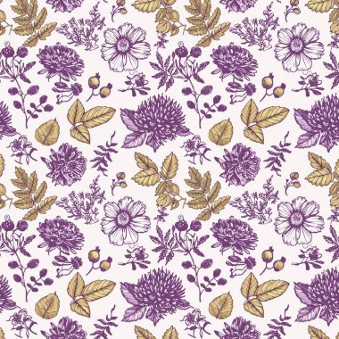 Yapraklı çiçek deseni. Çiçek buketleri çiçek kompozisyonları. Çiçek deseni