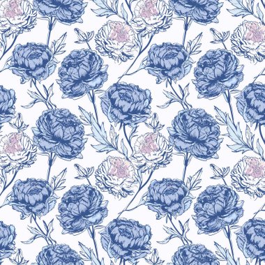 Yapraklı çiçek deseni. Çiçek buketleri çiçek kompozisyonları. Çiçek deseni