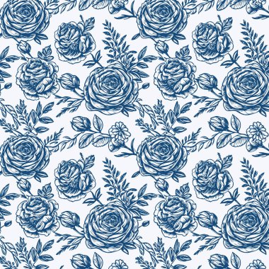 Yapraklı çiçek deseni. Çiçek buketleri çiçek kompozisyonları. Çiçek deseni