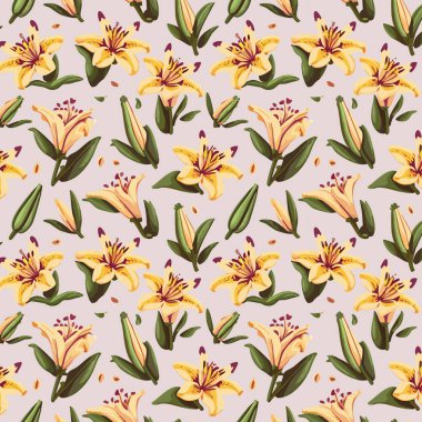 Yapraklı çiçek deseni. Çiçek buketleri çiçek kompozisyonları. Çiçek deseni