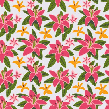 Yapraklı çiçek deseni. Çiçek buketleri çiçek kompozisyonları. Çiçek deseni