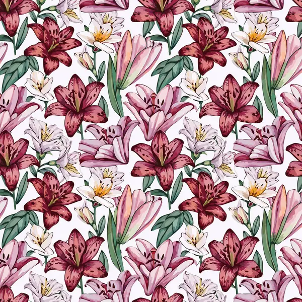 Yapraklı çiçek deseni. Çiçek buketleri çiçek kompozisyonları. Çiçek deseni