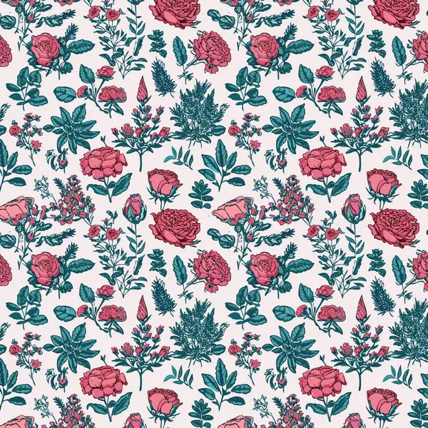 Yapraklı çiçek deseni. Çiçek buketleri çiçek kompozisyonları. Çiçek deseni