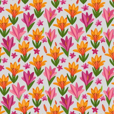 Yapraklı çiçek deseni. Çiçek buketleri çiçek kompozisyonları. Çiçek deseni