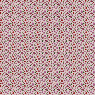 Yapraklı çiçek deseni. Çiçek buketleri çiçek kompozisyonları. Çiçek deseni.