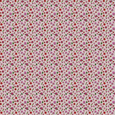 Yapraklı çiçek deseni. Çiçek buketleri çiçek kompozisyonları. Çiçek deseni.