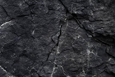 Koyu gri, siyah taş arka plan. Kaya dokusu. Siyah sayfa arkaplanı