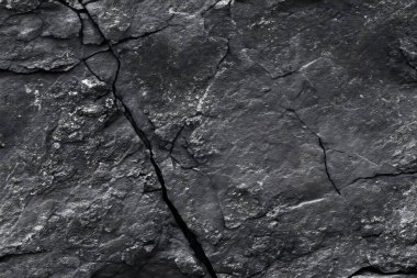 Koyu gri, siyah taş arka plan. Kaya dokusu. Siyah sayfa arkaplanı