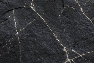 Koyu gri, siyah taş arka plan. Kaya dokusu. Siyah sayfa arkaplanı