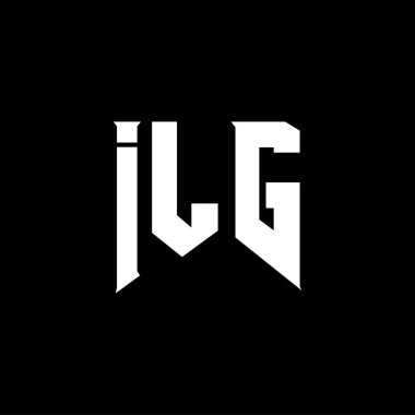 Teknoloji şirketi için ILG harf logosu tasarımı. ILG logo tasarımı siyah ve beyaz renk kombinasyonu. ILG logosu, ILG vektörü, ILG tasarımı, ILG simgesi, ILG alfabesi. ILG tipografi logo tasarımı.