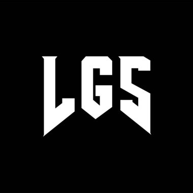 Teknoloji şirketi için LGS mektup logosu tasarımı. LGS logo tasarımı siyah ve beyaz renk kombinasyonu. LGS logosu, LGS vektörü, LGS tasarımı, LGS simgesi, LGS alfabesi. LGS tipografi logosu tasarımı.
