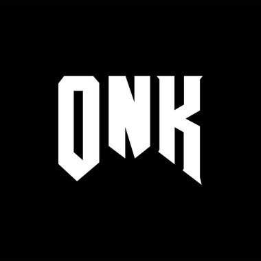 ONK mektup logosu teknoloji şirketi için tasarlandı. ONK logo tasarımı siyah ve beyaz renk kombinasyonu. ONK logosu, ONK vektörü, ONK tasarımı, ONK simgesi, ONK alfabesi. ONK tipografi logosu tasarımı.