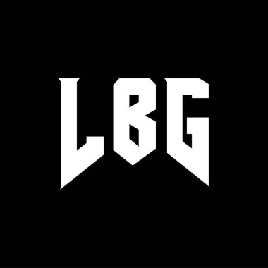 Teknoloji şirketi için LBG harf logosu tasarımı. LBG logo tasarımı siyah ve beyaz renk kombinasyonu. LBG logosu, LBG vektörü, LBG tasarımı, LBG simgesi, LBG alfabesi. LBG tipografi logosu tasarımı.