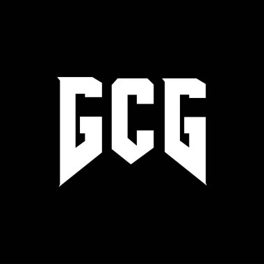 Teknoloji şirketi için GCG harf logosu tasarımı. GCG logo tasarımı siyah ve beyaz renk kombinasyonu. GCG logosu, GCG vektörü, GCG tasarımı, GCG simgesi, GCG alfabesi. GCG tipografi logo tasarımı.