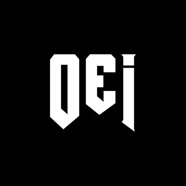 Teknoloji şirketi için OEI harf logosu tasarımı. OEI logo tasarımı siyah ve beyaz renk kombinasyonu. OEI logosu, OEI vektörü, OEI tasarımı, OEI simgesi, OEI alfabesi. OEI tipografi logosu tasarımı.