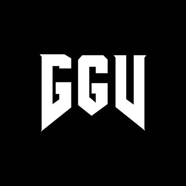 Teknoloji şirketi için GGV harf logosu tasarımı. GGV logo tasarımı siyah ve beyaz renk kombinasyonu. GGV logosu, GGV vektörü, GGV tasarımı, GGGV simgesi, GGGV alfabesi. GGV tipografi logosu tasarımı.