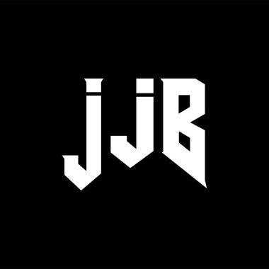 Teknoloji şirketi için JJB mektup logosu tasarımı. JJB logo tasarımı siyah ve beyaz renk kombinasyonu. JJB logosu, JJB vektörü, JJB tasarımı, JJB simgesi, JJB alfabesi. JJB tipografi logosu tasarımı.