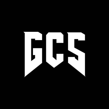 Teknoloji şirketi için GCS harf logosu tasarımı. GCS logo tasarımı siyah ve beyaz renk kombinasyonu. GCS logosu, GCS vektörü, GCS dizaynı, GCS simgesi, GCS alfabesi. GCS tipografi logosu tasarımı.