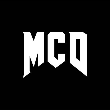 Teknoloji şirketi için MCD mektup logosu tasarımı. MCD logo tasarımı siyah ve beyaz renk kombinasyonu. MCD logosu, MCD vektörü, MCD tasarımı, MCD simgesi, MCD alfabesi. MCD tipografi logosu tasarımı.