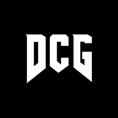 Teknoloji şirketi için DCG mektup logosu tasarımı. DCG logo tasarımı siyah ve beyaz renk kombinasyonu. DCG logosu, DCG vektörü, DCG tasarımı, DCG simgesi, DCG alfabesi. DCG tipografi logosu tasarımı.
